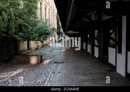 Breslau, Polen - 20. Juli 2020: Alte Metzgerei in Breslau (Stare Jatki Breslau) Stockfoto