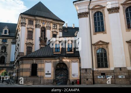 Breslau, Polen - 20. Juli 2020: Universität Breslau (Universitas Wratislaviensis) Stockfoto