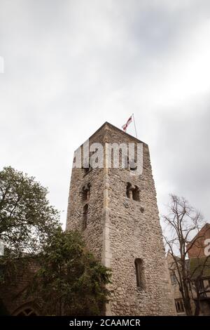 St. Michael an der Northgate Church ein Saxon Tower, und ist das älteste Gebäude in oxford Stockfoto