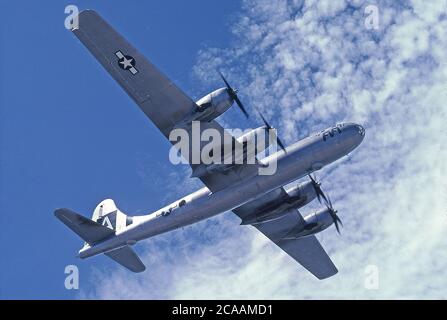 WWII BOEING B-29 Superfortress Bomber Stockfoto