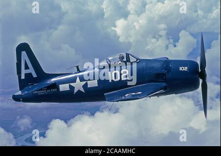 Grumman F8-F Bearcat WWII Flugzeug Stockfoto