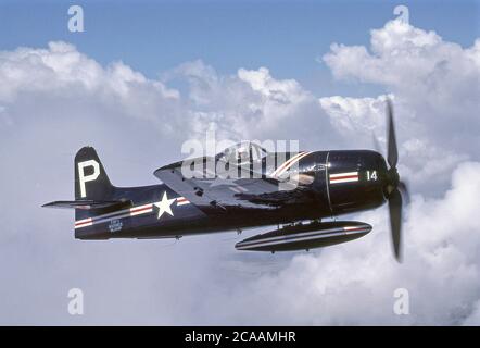 Grumman F8-F Bearcat WWII Flugzeug Stockfoto