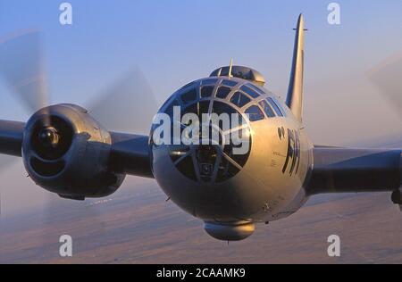 WWII BOEING B-29 Superfortress Bomber Stockfoto