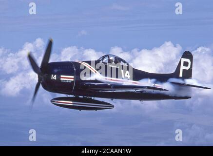 Grumman F8-F Bearcat WWII Flugzeug Stockfoto