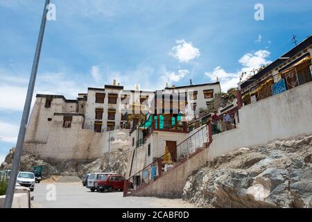 Ladakh, Indien - Spituk Kloster (Spituk Gompa) in Ladakh, Jammu und Kaschmir, Indien. Das Kloster wurde ursprünglich im 11. Jahrhundert erbaut Stockfoto