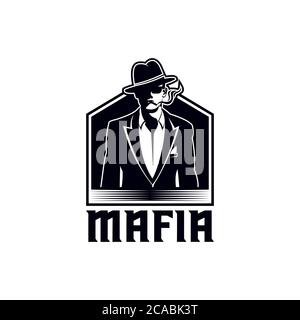 Mafia-Vektor-Illustration für Ihr Unternehmen oder Ihre Marke Stock Vektor