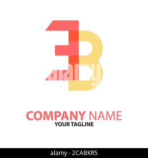 Das EG-LOGO-Konzept KANN für Unternehmen und Unternehmen verwendet werden Stock Vektor