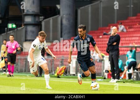 Kopenhagen, Dänemark. August 2020. Irfan Kahveci (17) aus Istanbul Basaksehir beim UEFA Europa League Spiel zwischen dem FC Kopenhagen und Istanbul Basaksehir im Telia Parken in Kopenhagen. (Foto Kredit: Gonzales Foto/Alamy Live News Stockfoto