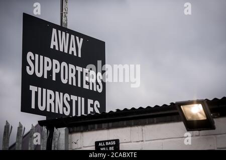 Bromley 3 Harrogate Town 3, 17/11/2019. Hayes Lane, National League. Foto von Simon Gill. Stockfoto