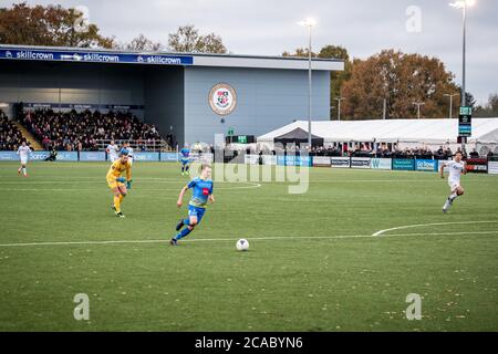 Bromley 3 Harrogate Town 3, 17/11/2019. Hayes Lane, National League. Foto von Simon Gill. Stockfoto