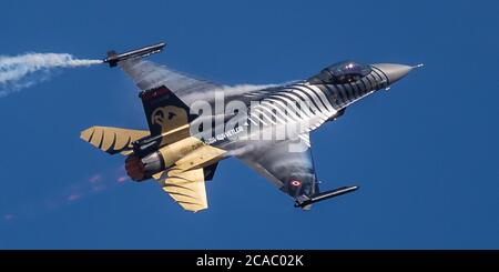 Solo Turk - F-16 Ausstellungsflugzeug Stockfoto