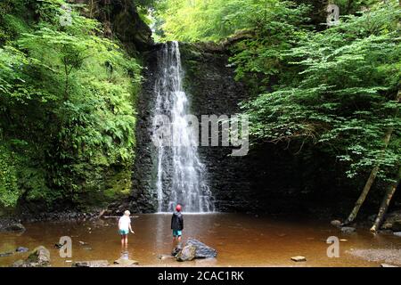 Fallende Foss Stockfoto