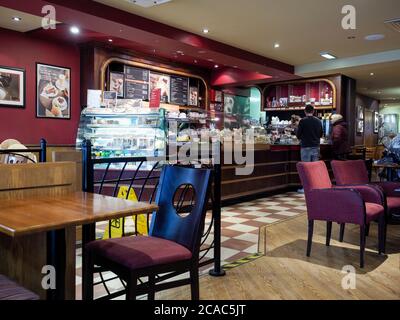 Costa Coffe Shop Interieur Stockfoto