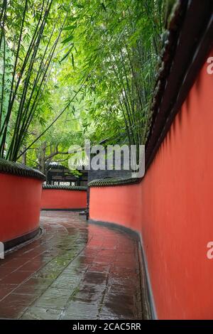 Wu Hou Schrein in Chengdu. Stockfoto