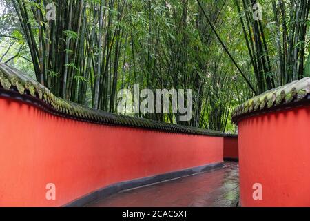 Wu Hou Schrein in Chengdu. Stockfoto