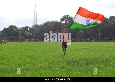 kolkata maidan West bengalen indien am 15. august 2011: Feier des indischen Unabhängigkeitstages auf kolkata maidan. Stockfoto