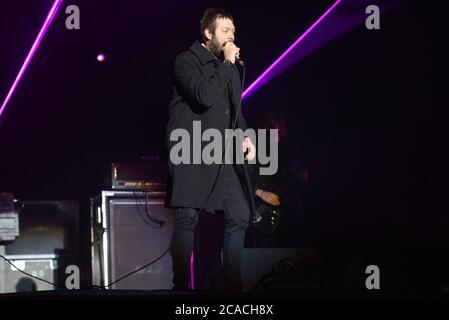 Tom Meighan, Sänger bei der Indie-Band Kasabian, hat die Gruppe verlassen, um sich auf 'persönliche Themen' zu konzentrieren. Mit: Tom Meighan Kasabian wo: Leeds, Großbritannien Wann: 06 Jul 2020 Kredit: Graham Finney/WENN Stockfoto