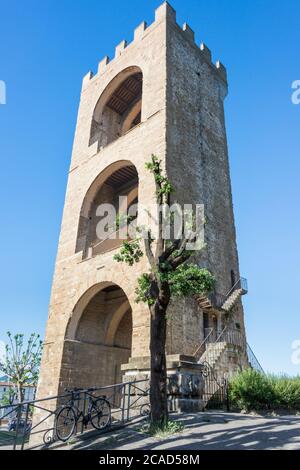 Torre San Niccolo an der Porta a San Niccolò Florenz Italien Stockfoto