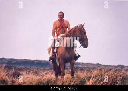 Sean Connery in dem Film Zardoz mit der Figur Zed unter der Regie von John Boorman von 1974 Stockfoto