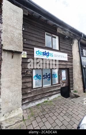 Der Große Zwiebel Gemeinschaftsstand Staveley Mill Yard Der See Bezirk Stockfoto