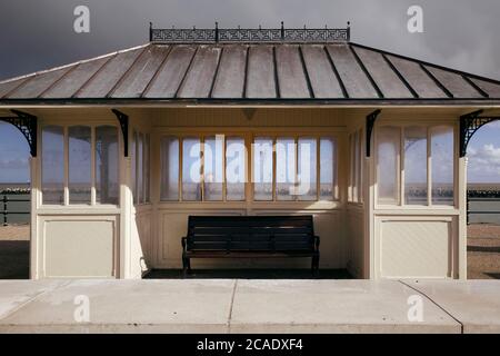 Strandhaus an der Esplanade, Herne Bay, Kent England Stockfoto