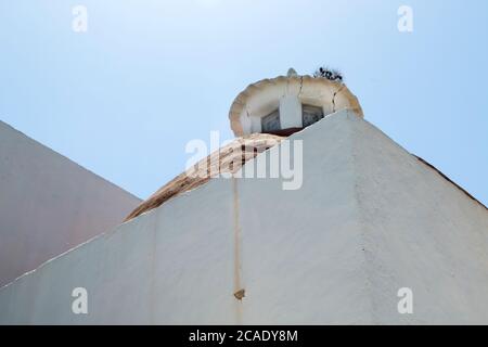 Kirche Santa Eularia, Santa Eulària des Riu, Ibiza, Balearen, Spanien Stockfoto