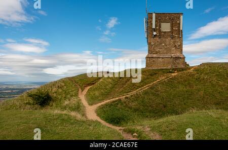 Bredon Tower auf Bredon Hill, Kemerton, Pershore, Worcestershire, England, Großbritannien Stockfoto