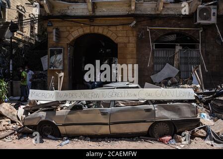 Beirut, Libanon. August 2020. Kredit: Elizabeth Fitt/Alamy Live Nachrichten Stockfoto