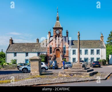 Gifford Town Hall, Gifford, East Lothian, Schottland, Großbritannien. Stockfoto