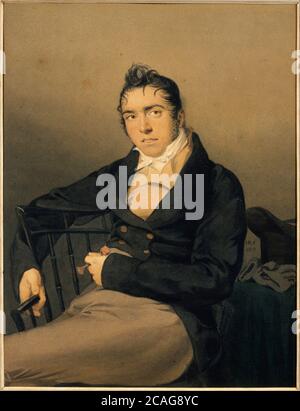 Captain George K H Coussmaker 1759 - 1801 Gemälde von Sir Joshua Reynolds 1782 Stockfoto