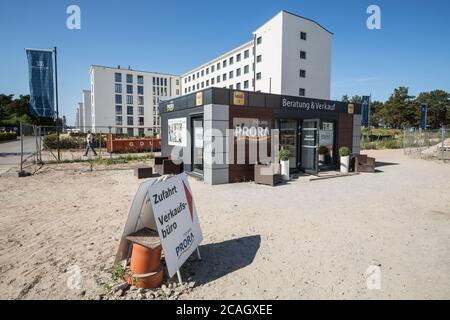 08.06.2018, Binz, Mecklenburg-Vorpommern, Deutschland - renoviert und modernisiert. Die ehemalige, nie abgeschlossene KdF-Bad (NS-Organisation Kraft durch Fre Stockfoto