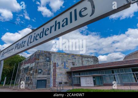 Kultur- und Konzertsaal Liederhalle, Stuttgart, Bundesland Baden-Württemberg, Süddeutschland, Europa Stockfoto