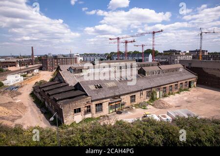 Baustelle des COLOGNEO Quartiers auf einem Teilgebiet der ehemaligen Gasmotorenfabrik Deutz der Kloeckner Humboldt Deutz AG im Bezirk Stockfoto