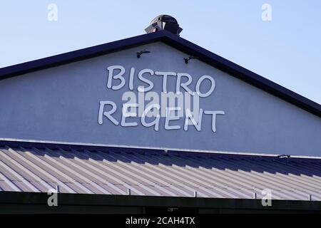 Bordeaux , Aquitaine / Frankreich - 08 04 2020 : Bistro regent Text-Zeichen-Logo auf Bar Marke der französischen Kette Restaurant Gebäude speichern Stockfoto