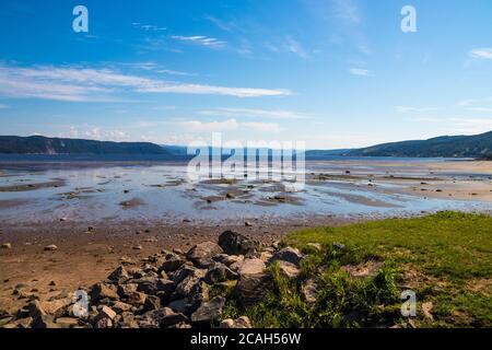 La Baie Ebbe Ha!Ha! bucht in Saguenay Quebec Kanada Sommertag Stockfoto