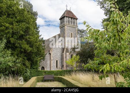 All Saints Kirche in Hinton Ampner Stockfoto