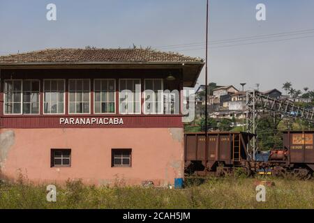 Blick auf Paranapiacaba, Bezirk Santo Andre - SP - Brasilien Stockfoto