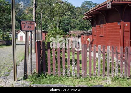 Blick auf Paranapiacaba, Bezirk Santo Andre - SP - Brasilien Stockfoto