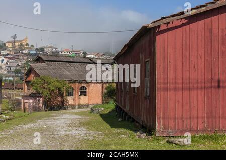 Blick auf Paranapiacaba, Bezirk Santo Andre - SP - Brasilien Stockfoto