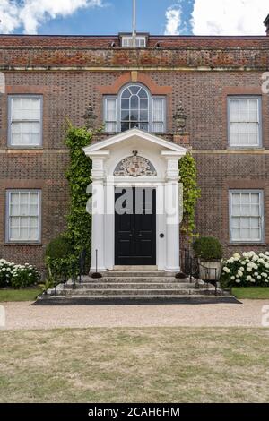 Das Haus und die Gärten im Hinton Ampner des National Trust in hampshire Stockfoto