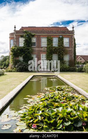 Das Haus und die Gärten im Hinton Ampner des National Trust in hampshire Stockfoto