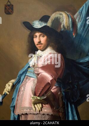 Andries Stilte als Standartenträger, Johannes Cornelisz Verspronck, 1640, Nationalgalerie, Washington DC, USA, Nordamerika Stockfoto