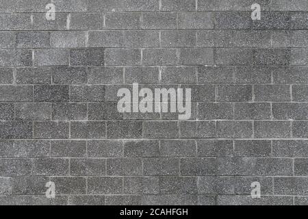 Dunkelgrau großen Stein hohen Block Wand hellgrau Farbe Fugen mit Schatten und geraden Linien geeignet für Website-Hintergrund Marketing-Hintergründe Stockfoto