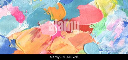 Abstrakt сcolor Acryl und Aquarell Malerei. Hintergrund der Leinwandtextur. Stockfoto