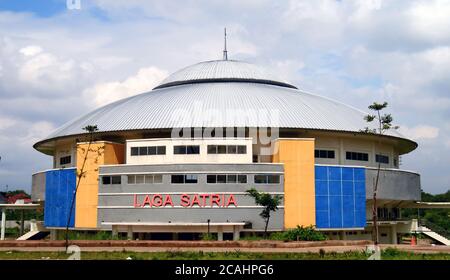 Bogor, Indonesien - 19. April 2019: Laga Satria, Sportstätte in Cibinong, Bogor, West Java. Stockfoto