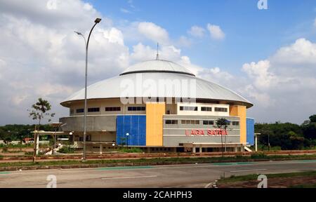 Bogor, Indonesien - 19. April 2019: Laga Satria, Sportstätte in Cibinong, Bogor, West Java. Stockfoto