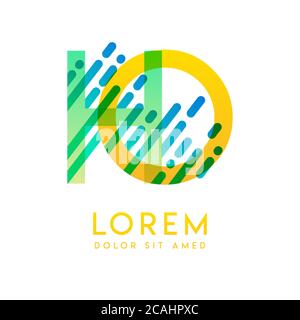 HO-Logo mit dem Thema Galaxie Geschwindigkeit und Stil, die für kreative und Business-Branchen geeignet ist. OH Letter Logo Design für alle Webseitenmedien und Stock Vektor