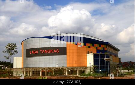 Bogor, Indonesien - 19. April 2019: Laga Tangkas, Sportstätte in Cibinong, Bogor, West Java. Stockfoto