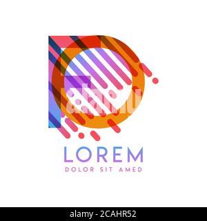 FO-Logo mit dem Thema Galaxie Geschwindigkeit und Stil, die für kreative und Business-Branchen geeignet ist. VON Letter Logo Design für alle Webseiten Medien und Stock Vektor