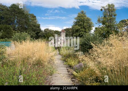 Das Haus und die Gärten im Hinton Ampner des National Trust in hampshire Stockfoto